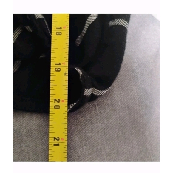 J-Jill Long Sleeve Black and White Checkered Layering Blouse Size XS - Picture 13 of 13